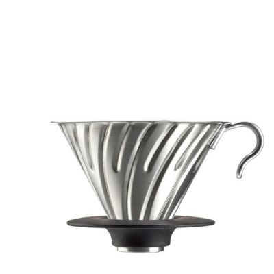 ハリオ】V60 メタルドリップスケール ヘアラインシルバー