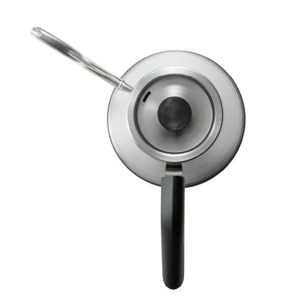 【販売終了】【ハリオ】プアコントロールケトル・粕谷モデル 実用容量600ml ヘアラインシルバー