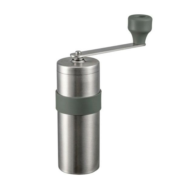 【ハリオ】V60 メタルコーヒーミル コーヒー豆17g ヘアラインシルバー