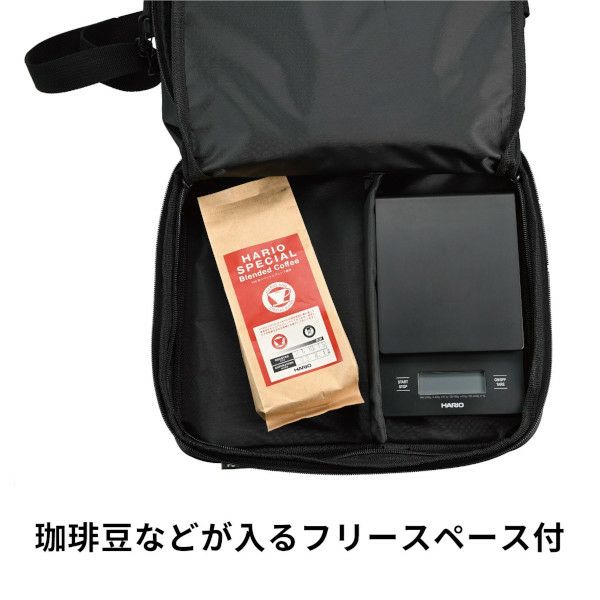 【ハリオ】V60 アウトドアコーヒーバッグ 容量14L ブラック