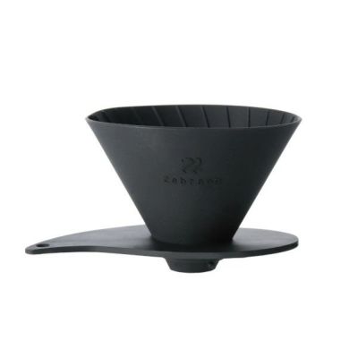 【ハリオ】V60 フラットドリッパー 01 Zebrang 1～2杯用 ブラック