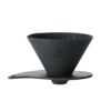 【ハリオ】V60 フラットドリッパー 01 Zebrang 1～2杯用 ブラック