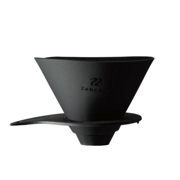 【ハリオ】V60 フラットドリッパー 02 PLUS Zebrang 1～4杯用 ブラック