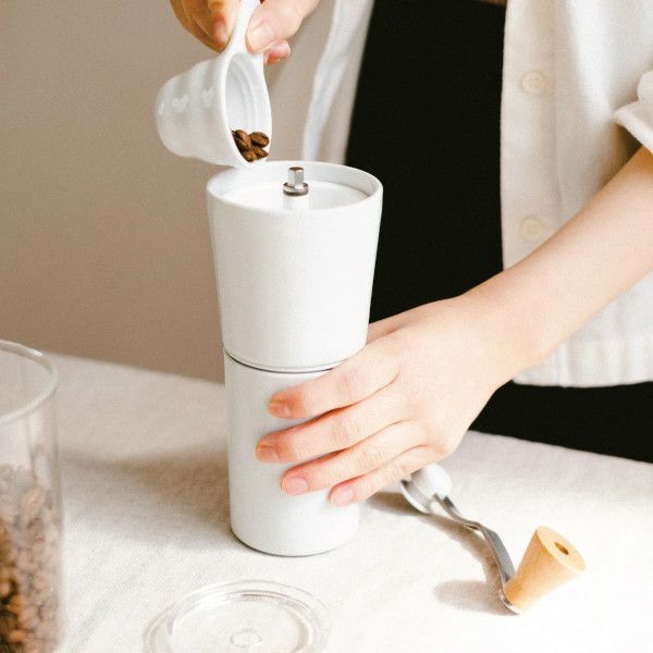 【ハリオ】Ceramic Coffee Grinder コーヒー豆30g ホワイト
