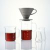 【ハリオ】ビーカーサーバー＆ドリッパーセット 1～4杯用 V60計量スプーン・VCF-02W 40枚付き  グレー