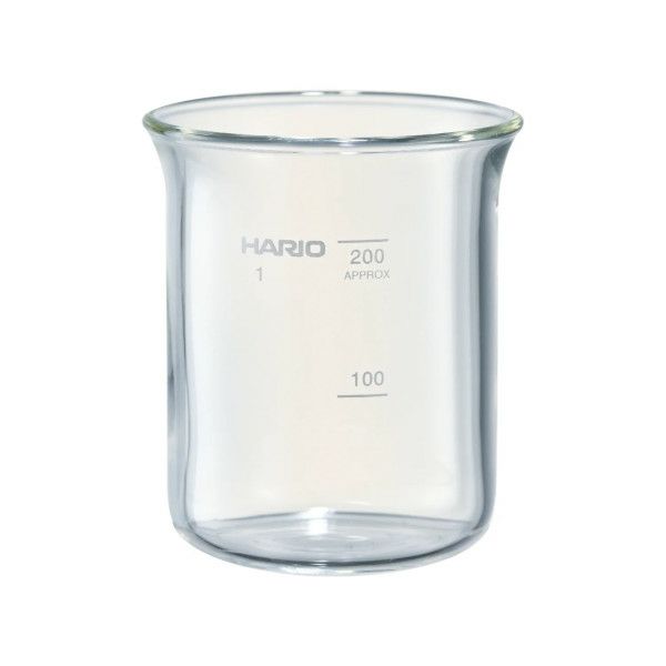 【販売終了】【ハリオ】ビーカーグラス 実用容量200ml 満水容量260ml