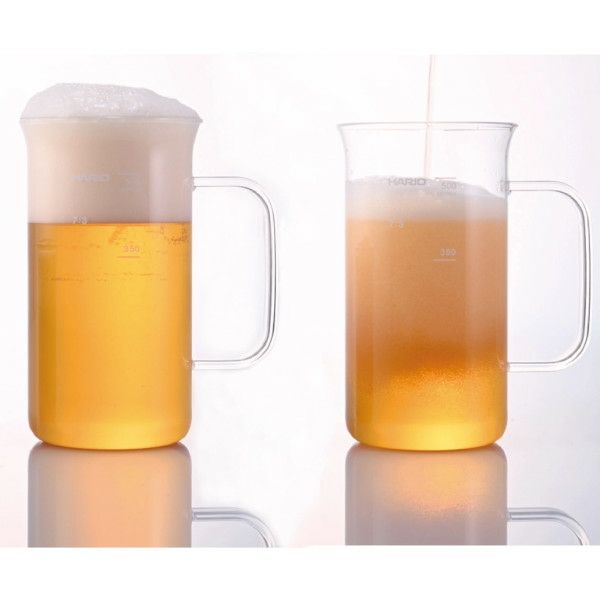 【販売終了】【ハリオ】ビーカービアマグ 実用容量500ml 満水容量620ml