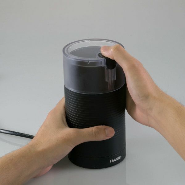 【ハリオ】電動コーヒーミル・スイッチ コーヒー豆約70g ブラック