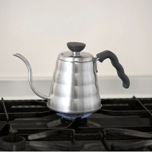【ハリオ】V60ドリップケトル・ヴォーノ ヘアラインシルバー 実用容量500ml