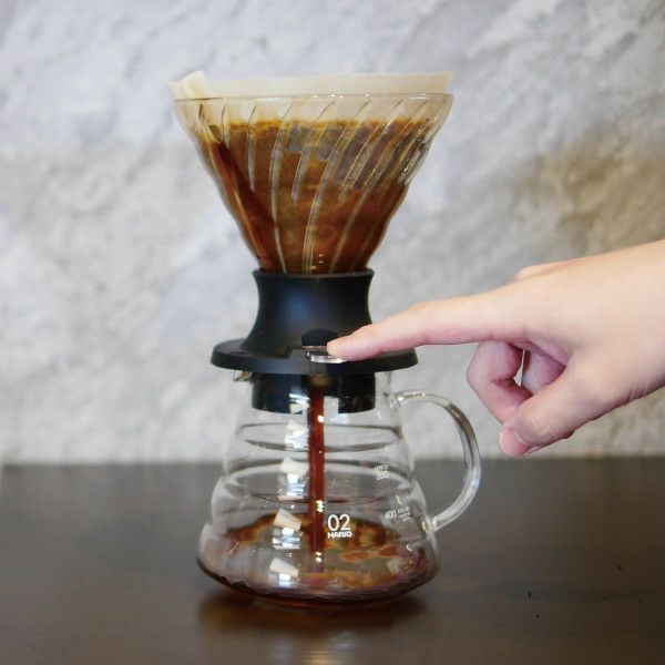 【ハリオ】浸漬式ドリッパー スイッチ360 ブラック 出来上がり容量360ml VCF-03W 40枚付き