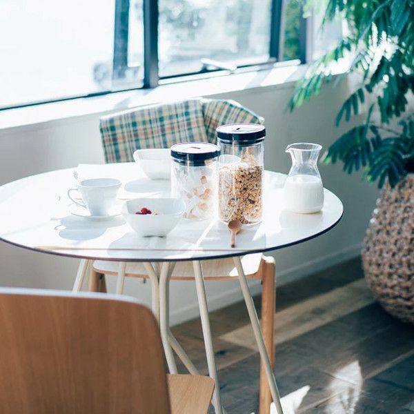 【ハリオ】珈琲キャニスターM コーヒー粉200ｇ ブラック