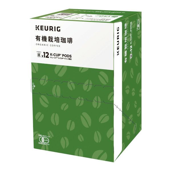 【キューリグ カプセル】有機栽培珈琲（Kカップ）8g×12個入り【8箱セット】