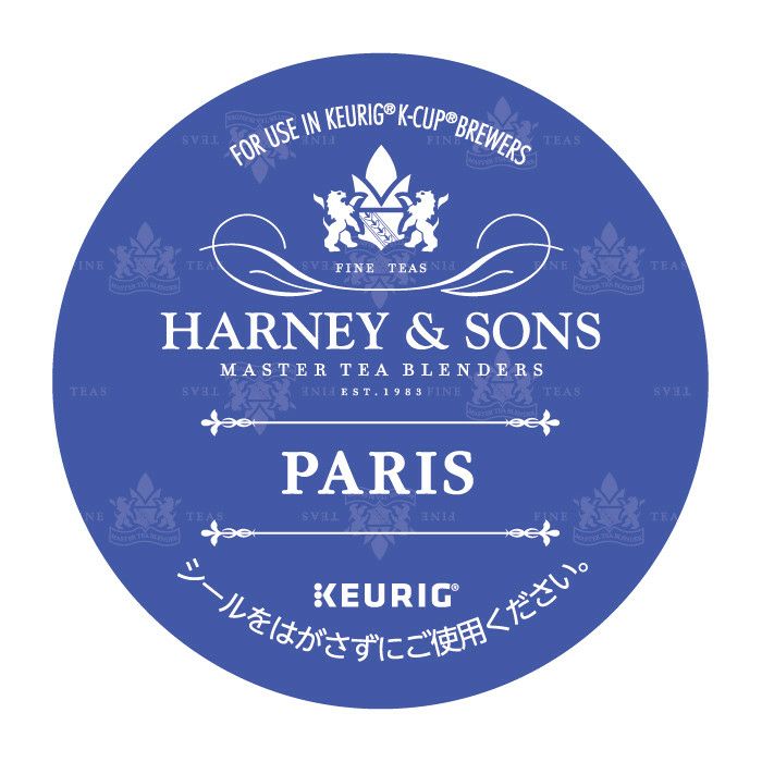 【キューリグ カプセル】HARNEY & SONS パリ（Kカップ）12個入り