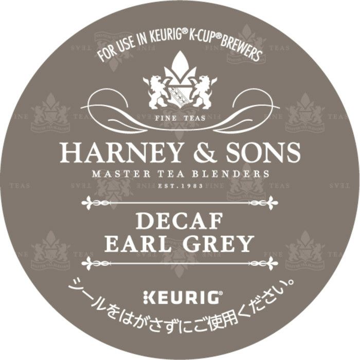 【キューリグ カプセル】HARNEY & SONS デカフェ・アールグレイ（Kカップ）12個入り