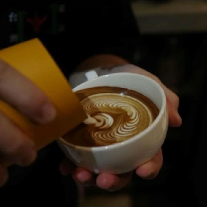 【WPM】ラテアートカップ 8oz. ブラック