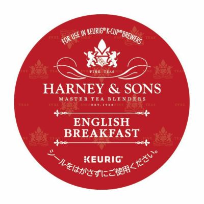【アウトレット】【キューリグ カプセル】HARNEY & SONS イングリッシュ・ブレックファースト（Kカップ）12個入り【賞味期限：2025年6月3日】