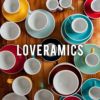 【LOVERAMICS】Tulip Espresso Cup＆Saucer 80ml ブラック 6客セット