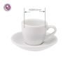 【LOVERAMICS】Egg Espresso Cup＆Saucer 80ml ホワイト 6客セット