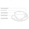 【LOVERAMICS】Egg Cappuccino Cup＆Saucer 200ml ホワイト 6客セット