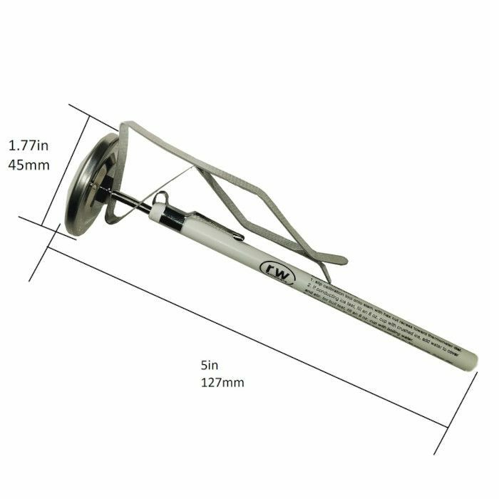 【ラトルウェア】オリジナルサーモメーター クリップ付き 約18cm長 97105