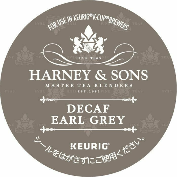 【アウトレット】【キューリグ カプセル】HARNEY & SONS デカフェ・アールグレイ（Kカップ）12個入り【賞味期限：2025年10月24日】