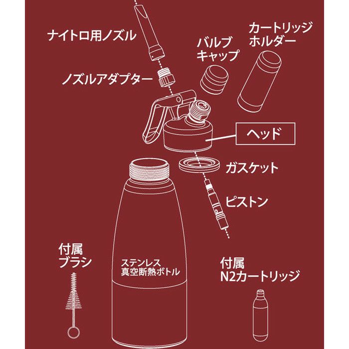 【MOSA】NITRO　COFFEE　0.5L青 CSS2-05 303337