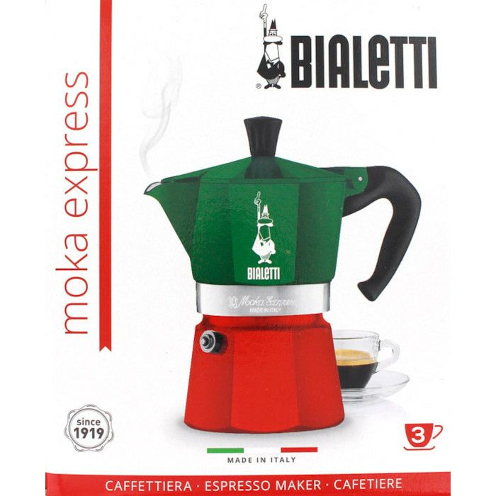  【bialetti/ビアレッティ】モカ イタリア 3cup
