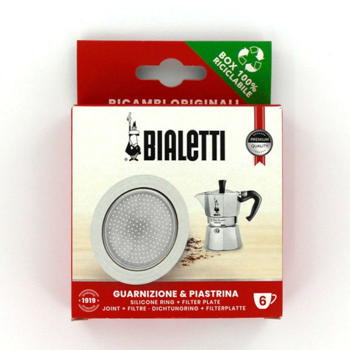 【bialetti/ビアレッティ】部品 【モカエキスプレス6カップ】【インダクション6カップ】【ブリッカ4カップ】用 パッキン+フィルターセット