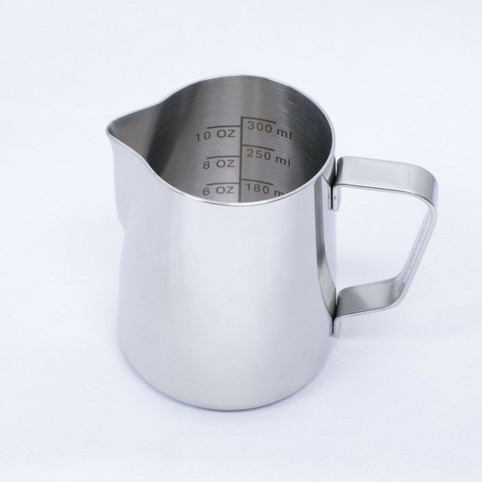 【ラトルウェア】RW ラテアートピッチャー目盛り付き 12oz