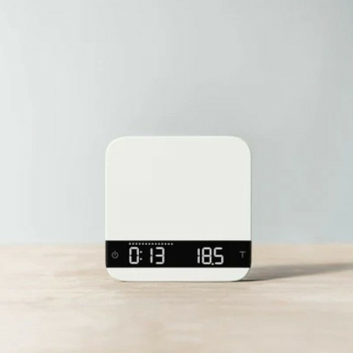 【acaia】 コーヒースケール Lunar Beige White A-043
